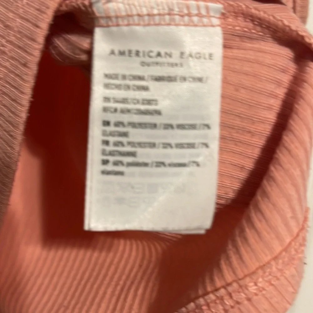 American eagle sleeveless tank crop top in pink size small - Picture 4 of 6